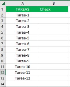 Insertar Checkbox En Excel 的图像结果