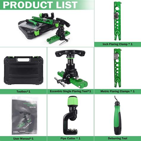YIFOR HVAC Flaring Tool Kit 1/4”-3/4” Pipe Flare Tool, India | Ubuy