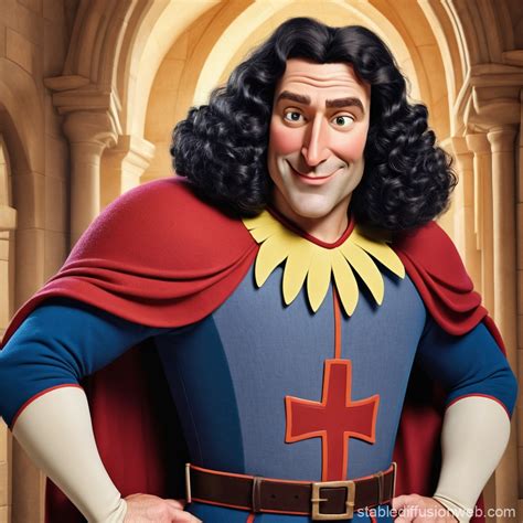 Lord Farquaad with Black Curly Hair | Stable Diffusion Online