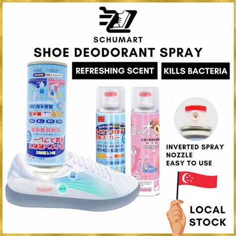 [SG STOCK] Shoe Deodorant Spray with AG+ Shoe Odour Removal ...