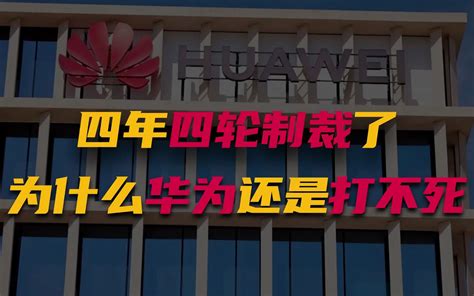 四年四轮制裁，为什么华为还是打不死？-财才说-财才说-哔哩哔哩视频