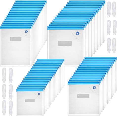 Buy 60 Pack Sous Vide Bags Vacuum Sealer Bag for Food, 4 Sizes Reusable ...