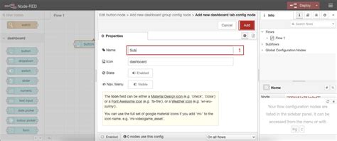 Node Red Dash 的图像结果