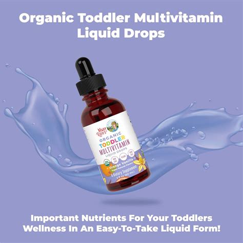 Buy Multivitamin & Multimineral for Toddlers by MaryRuth's | USDA ...