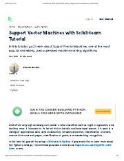 Image result for SVM Python Tutorial