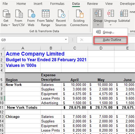 Image result for Excel Grouping
