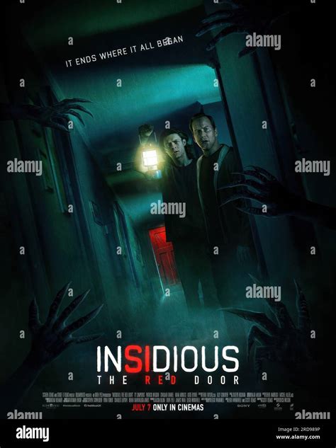 INSIDIOUS: THE RED DOOR, (aka INSIDIOUS 5), poster, from left: Ty ...