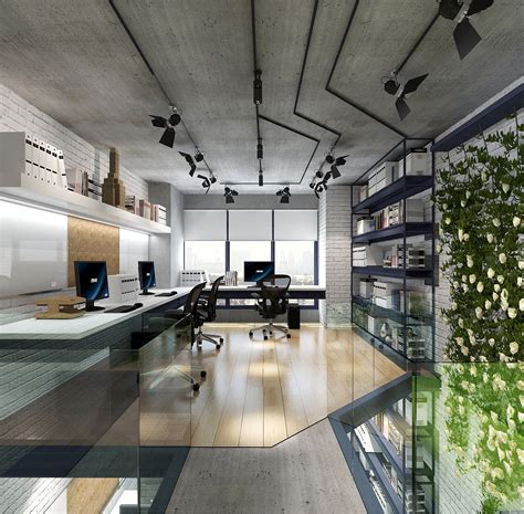 1000平方电子商务办公室装修设计案例效果图_岚禾办公空间设计