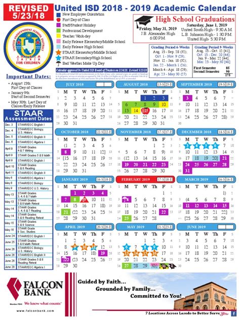 uisd-2018-2019-academic-calendar | Academic Term | Middle Schools