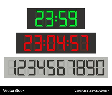 Image result for Battery Powered LED Numbers Display