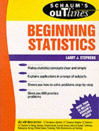 Buy Schaum's Outline of Beginning Statistics Book Online at Low Prices ...