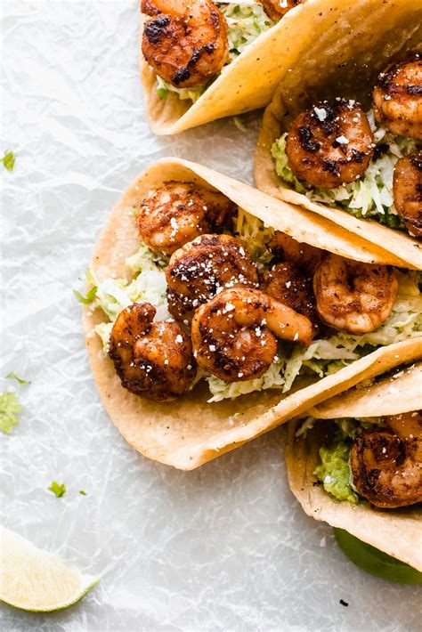 Blackened Shrimp Tacos with Slaw Recipe - Little Spice Jar