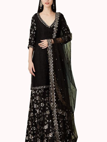 Black sharara set – abhinavmishra
