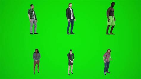 Green screen People 的图像结果
