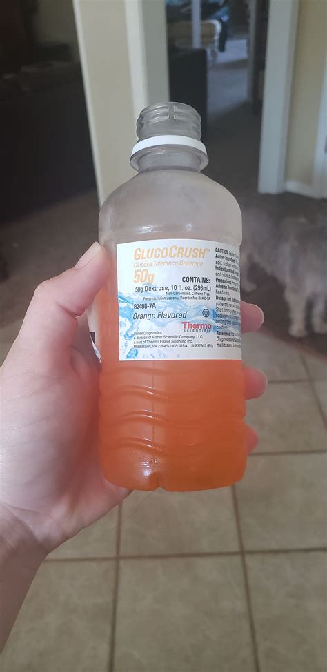 If you have a choice of flavors for your glucose test drink, orange isn't bad! | BabyCenter