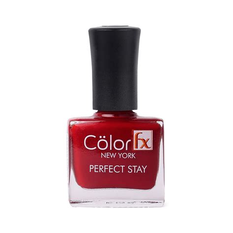Buy COLOR FX GLOSSY RED GEL LONG LASTING NAIL ENAMEL 9 ML Online & Get ...