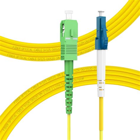 FLYPROFiber- 5m/16ft LC/UPC to SC/APC Fiber Optic Internet Cable ...