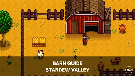 Stardew Valley - Barn Guide - The Daily Juice