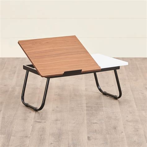 Buy Helios Cozo Folding Laptop Desk - White and Brown from Helios by ...