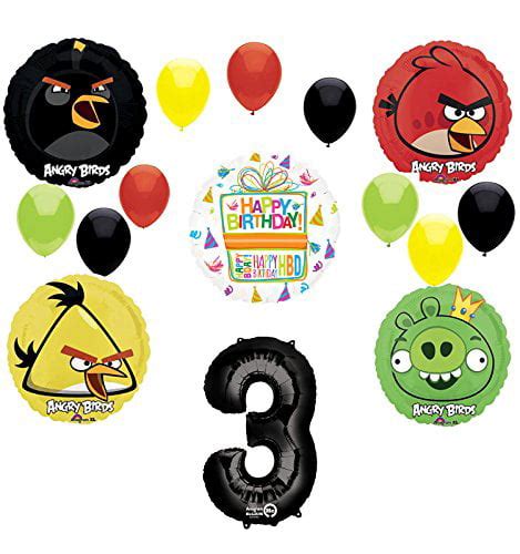 Angry Birds Party Supplies 3rd Birthday Balloon India | Ubuy