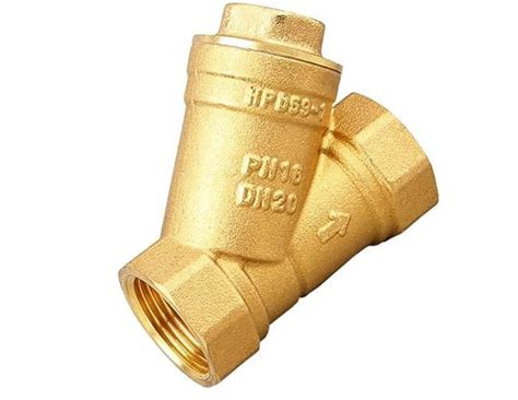 JES Y Type Strainer Hydraulic Pneumatic Tool Accessories Strainer Brass ...