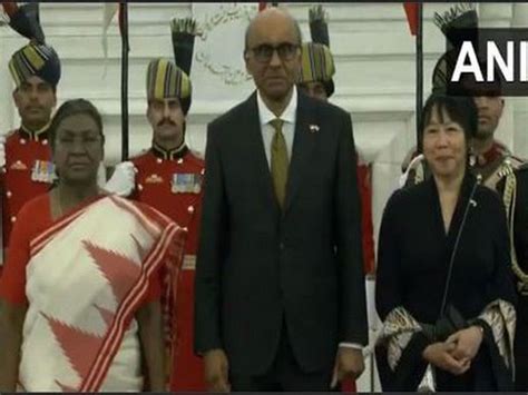 President Murmu hosts Singaporean counterpart Tharman at Rashtrapati Bhavan