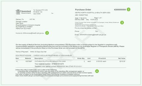 Image result for Purchase Order Sample