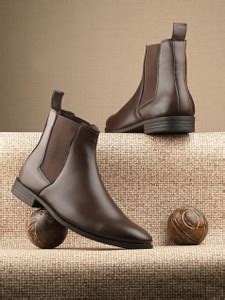 El Paso EL PASO Men Dark Brown Faux Leather Casual Chelsea Boots Boots ...