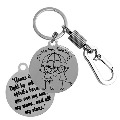 Premium Personalized Black Laser Engraved Keychain – Customized with ...