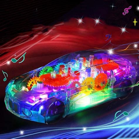 Children's Joy Transparent car 3D Concept Super Car Toy for Kids with ...