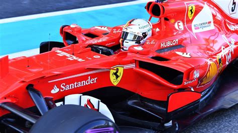 Abu Dhabi test, day two - Sebastian Vettel keeps Ferrari top at lunch ...
