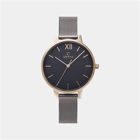 Obaku Liv-Granite Women Black Watch V209LXVJMJ – Just In Time