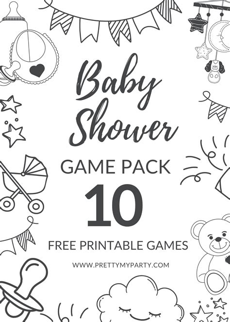 Gamer Baby Shower Printable Free Printable Baby Shower Games