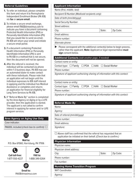 2019-2026 PA IEB Referral Form Fill Online, Printable, Fillable, Blank ...