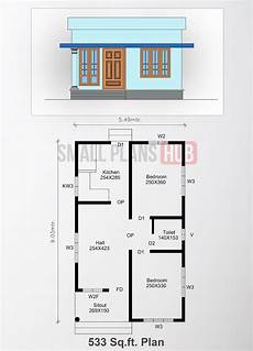 649 sqft low budget 2 bedroom home design four low budget small house plans from 490 sq ft 45 53 649 sqft low budget 2 bedroom home design four low budget small house plans from 490 sq ft 45 53