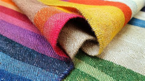 Rainbow Striped Woven Textile Fabric Detail 58078560 Stock Photo at ...