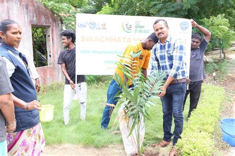 Swachhata Hi Seva Pledge 2024 & Tree Plantation in CSIR-SERC & CMC ...