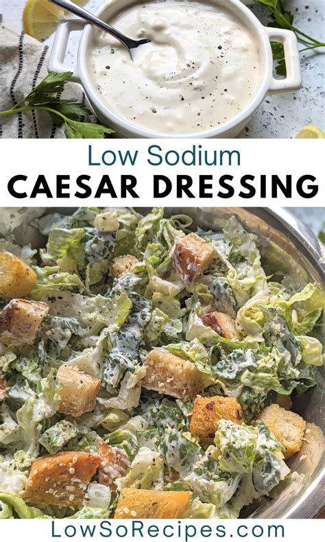 Low sodium caesar dressing – Artofit