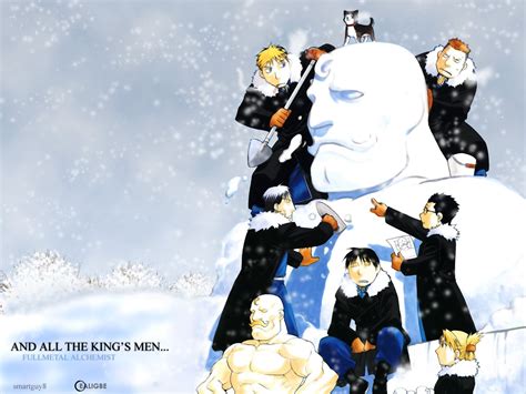 Fullmetal Alchemist Winter Wonderland HD Wallpaper