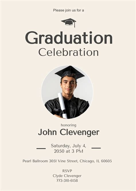 Image result for Graduation Invitations Wording Samples