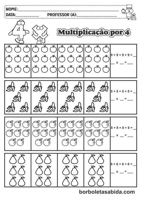 Atividades De Multiplicação 3 Ano Problemas - BRAINCP
