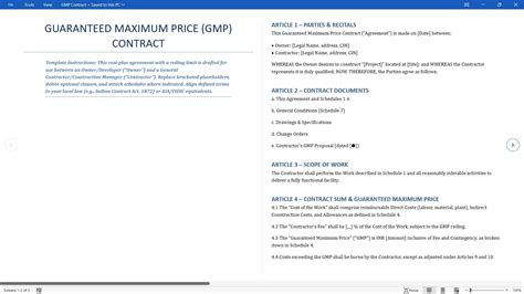 Guaranteed Maximum Price (GMP) Explained Clearly - Capital Buildcon