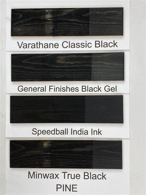 Discover the Best True Black Wood Stain Color