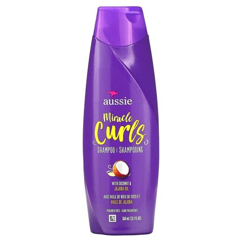 Aussie, Miracle Curls, Shampoo with Coconut & Jojoba Oil, 12.1 fl oz ...