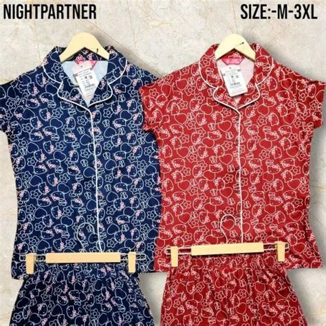 Printed Night Suits - Front Open Night Suits Manufacturer from Ludhiana