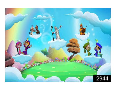 Chota Bheem Characters Wallpaper for Wall – Myindianthings