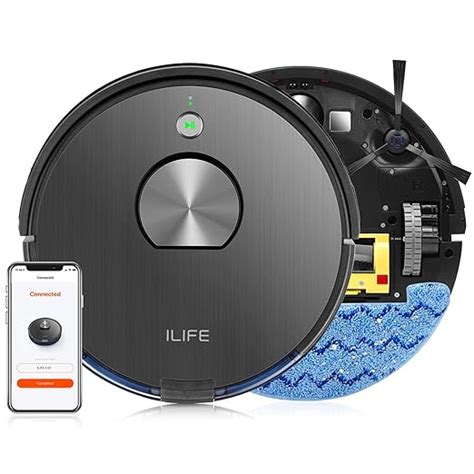 ILIFE A10s Dry & Wet Lidar Robot Vacuum,Smart Laser Navigation and ...