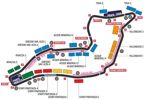 Map of the Grandstands | ImolaF1.com