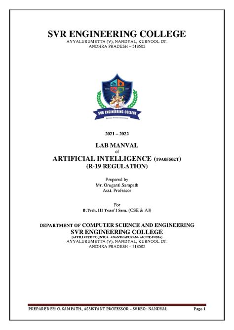AI LAB Manual 240625 175638 - SVR ENGINEERING COLLEGE AYYALURUMETTA (V ...