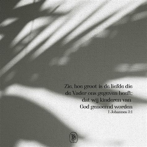 1 Johannes 3:1 - Bijbelteksten - DagelijkseBroodkruimels